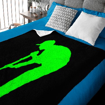 Discover croquet player 2 Baby Blankets