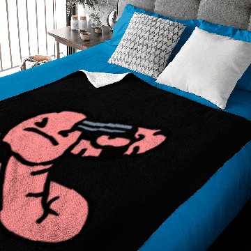 Discover Polyprismatic Tiled Crucifix Baby Blankets