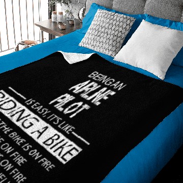 Discover Airline Pilot Baby Blankets