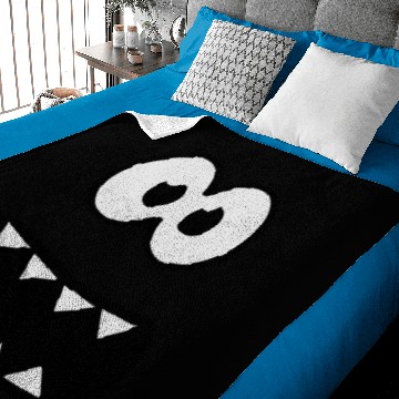 Discover Funny Cookie Monster (Smiley Comic) Face Baby Blankets