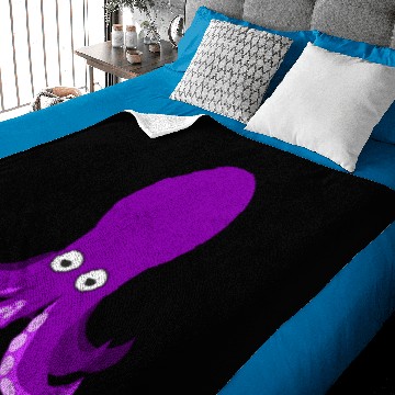 Discover Cartoon Octopus 2 Baby Blankets