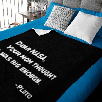 Discover Dear NASA From Pluto Baby Blankets