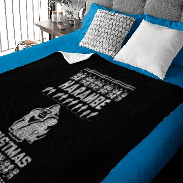 Discover Harambe Christmas Baby Blankets