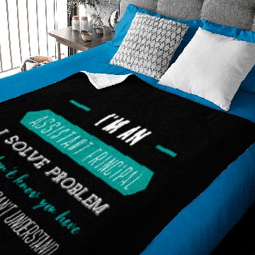 Discover I'm an Assistant Principal. I solve problems you d Baby Blankets