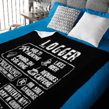 Discover Logger - Multi tasking logger awesome Baby Blankets