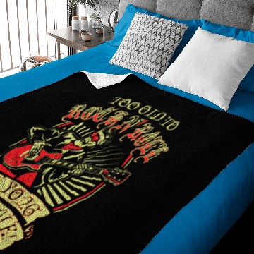 Discover Rock & roll - too young to die awesome Baby Blankets