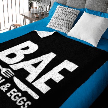 Discover BAE Bacon And Eggs Baby Blankets