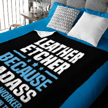 Discover Leather Etcher Baby Blankets