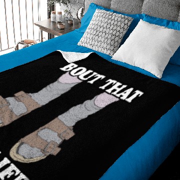 Discover Bout That Dad Life Baby Blankets