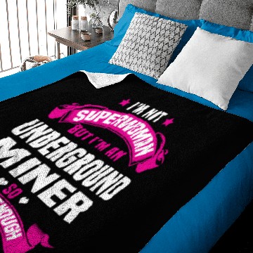 Discover Underground Miner Baby Blankets