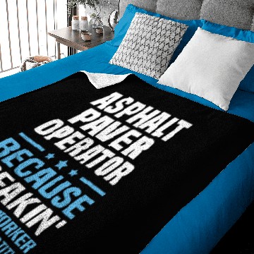Discover Asphalt Paver Operator 3D Baby Blankets