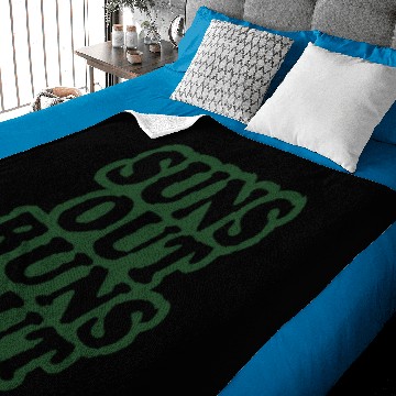 Discover Suns Out Buns Out Baby Blankets