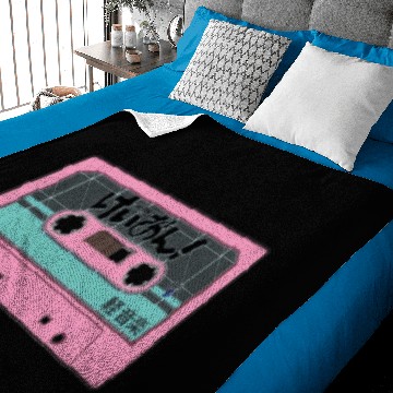 Discover K-On! Cassette Design Baby Blankets