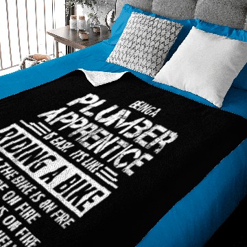 Discover Plumber Apprentice Baby Blankets