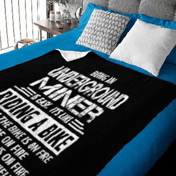 Discover Underground Miner Baby Blankets
