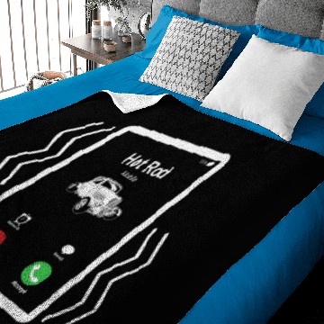 Discover Hot Rod Mobile is Calling Mobile Baby Blankets