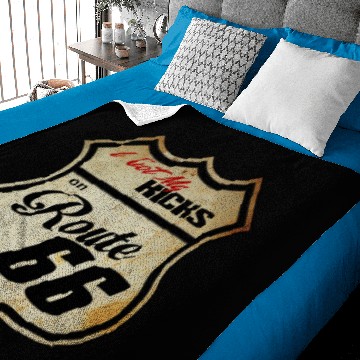 Discover Route 66 Rustic Baby Blankets