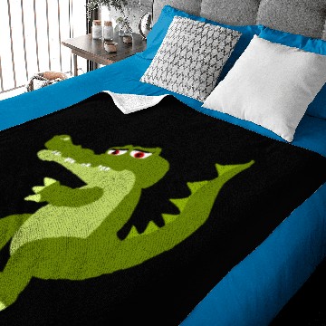 Discover Sad Crocodile Cartoon Baby Blankets