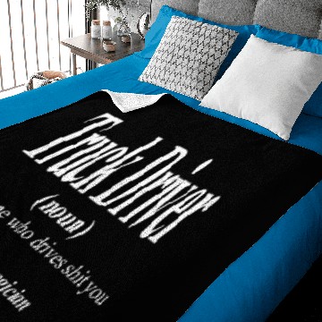 Discover Truck Driver Baby Blankets