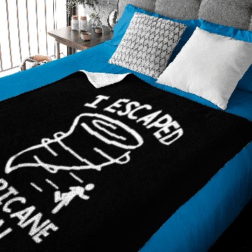 Discover I Escaped Hurricane Irma Baby Blankets