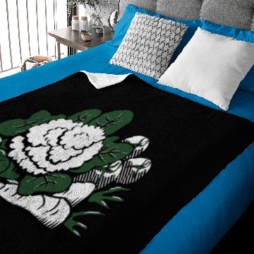 Discover vegetable cauliflower Baby Blankets