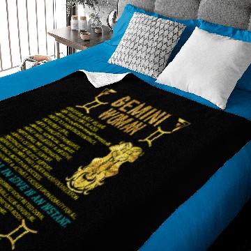Discover Gemini Woman Baby Blankets