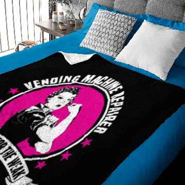 Discover Vending Machine Repairer Baby Blankets