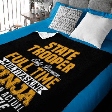 Discover State Trooper Baby Blankets
