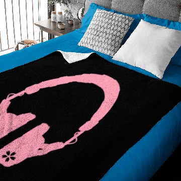 Discover HEADPHONES & CHERRY BLOSSOM A Baby Blankets