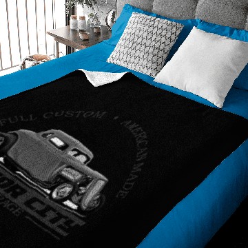 Discover Motor City Grey Ghost Baby Blankets