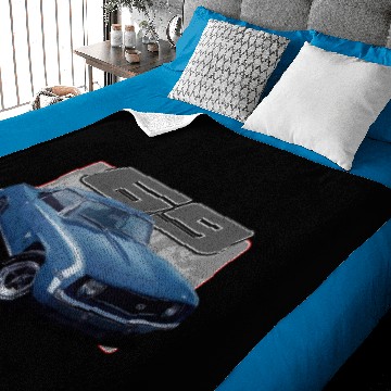 Discover Camaro Blue Splatter Baby Blankets