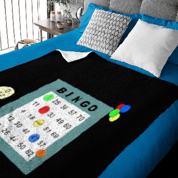Discover Bingo card Baby Blankets