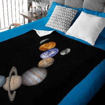 Discover Solar System 2 Baby Blankets