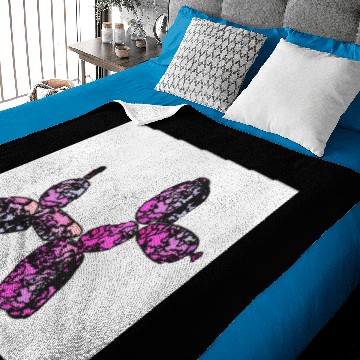 Discover Balloon Dog Baby Blankets