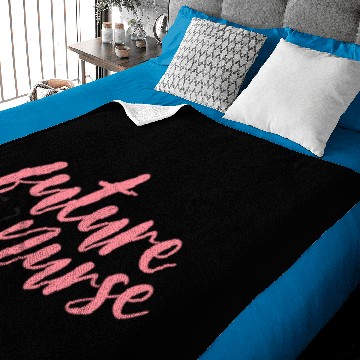 Discover Future Nurse Heart Stethoscope Baby Blankets