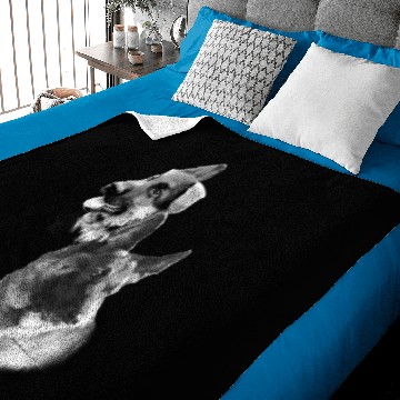 Discover German Shepherd Charcoal 2 Baby Blankets