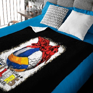 Discover Mom Of Both Volleyball Golf Busy Raising Ballers M Baby Blankets