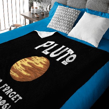 Discover Planet Pluto Never Forget 1930 - 2006 Pluto Baby Blankets