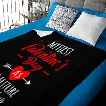 Discover First Valentines Day Future Mrs Baby Blankets