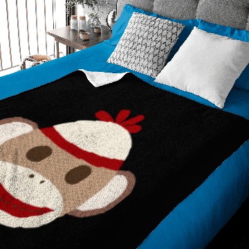 Discover Sock Monkey  for Men Baby Blankets