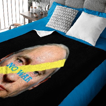 Discover NO WAR PUTIN Baby Blankets
