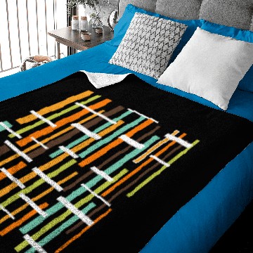 Discover 1970s Lines Baby Blankets