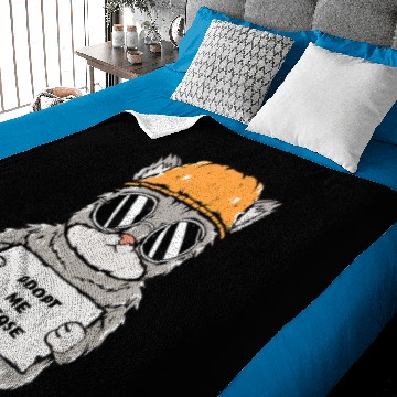 Discover Funny Adopt Me Please Cat Lovers Baby Blankets