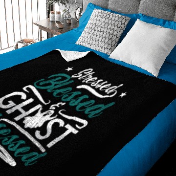Discover Ghost Hunter Stressed Blessed Ghost Hunting Hunt Baby Blankets