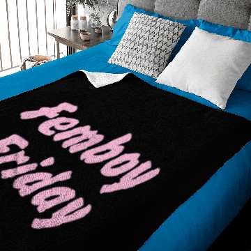 Discover Femboy Friday Aesthetic Crossdressing Baby Blankets