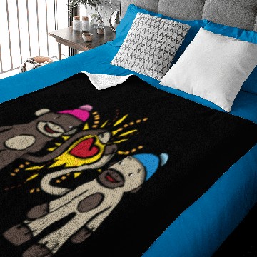 Discover Sock Monkey Love Baby Blankets