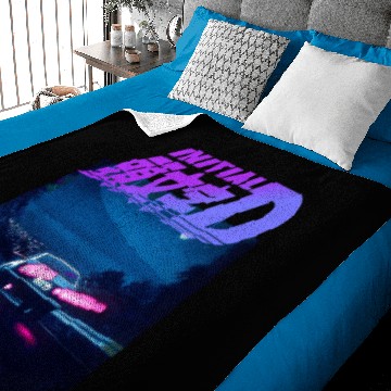 Discover Initial D Neon AE86 Baby Blankets