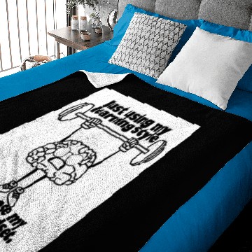 Discover Learning Styles and Growth Mindset SATIRE Baby Blankets