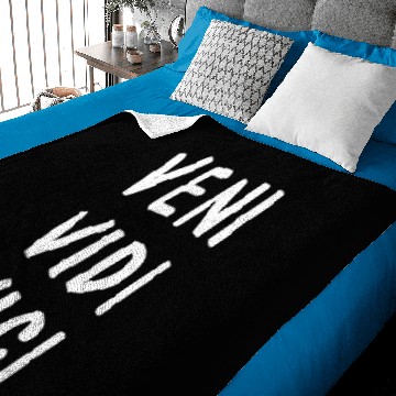 Discover Latin: Veni, Vidi, Vici Baby Blankets