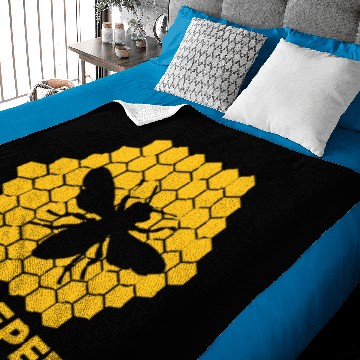 Discover Beekeeper Bee Hive Baby Blankets